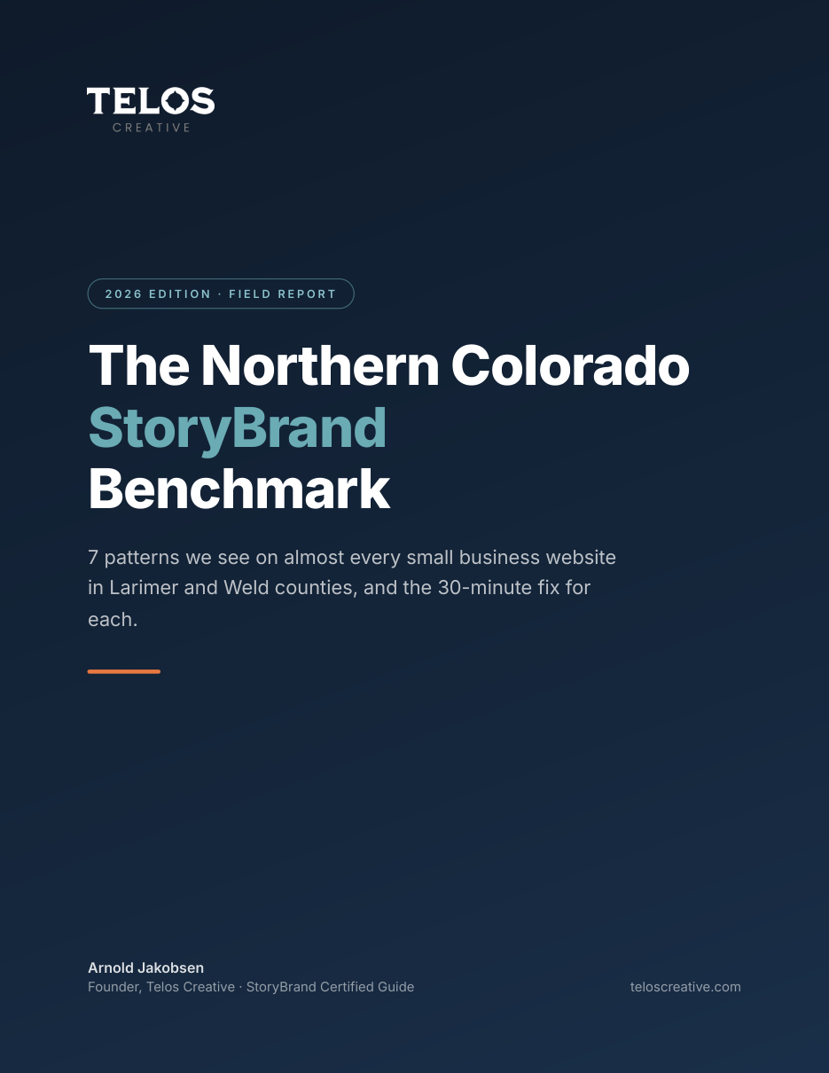 Cover of the Northern Colorado StoryBrand Benchmark PDF